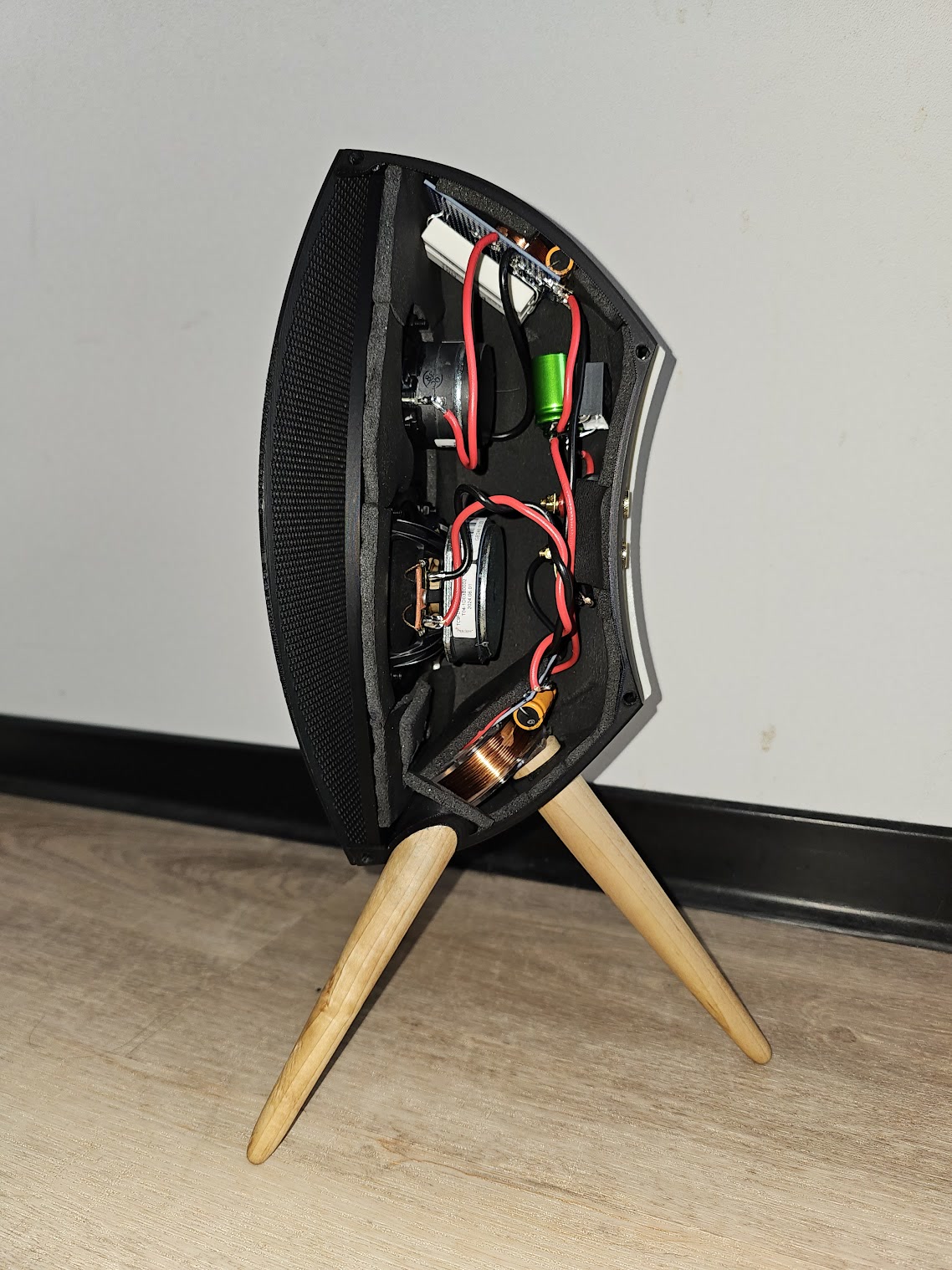 Functional prototype — side opened
